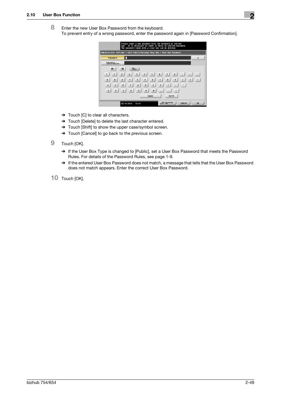 Konica Minolta bizhub 754 User Manual | Page 65 / 195