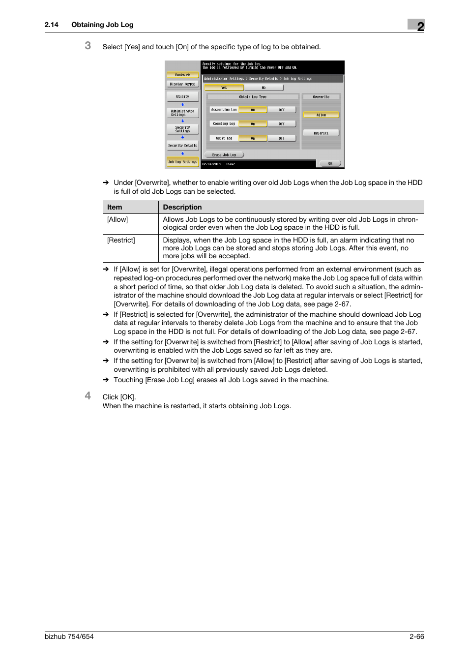 Konica Minolta bizhub 754 User Manual | Page 82 / 195