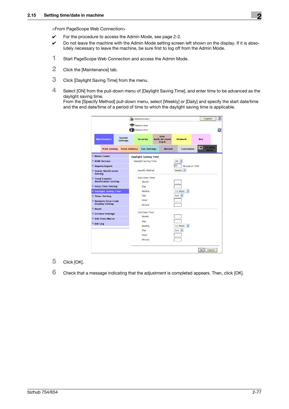 Konica Minolta bizhub 754 User Manual | Page 93 / 195