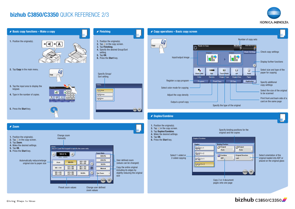 Konica Minolta bizhub C3850 User Manual | Page 2 / 3