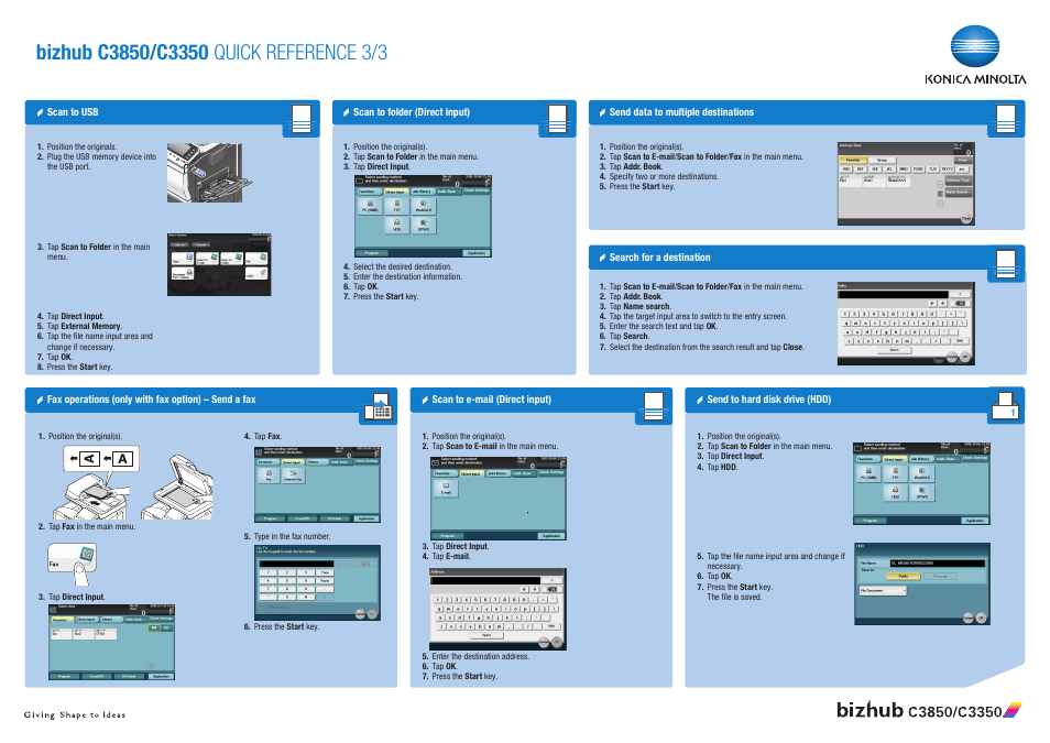 Konica Minolta bizhub C3850 User Manual | Page 3 / 3