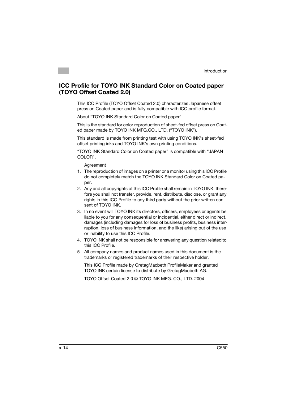 Konica Minolta bizhub C550 User Manual | Page 15 / 102