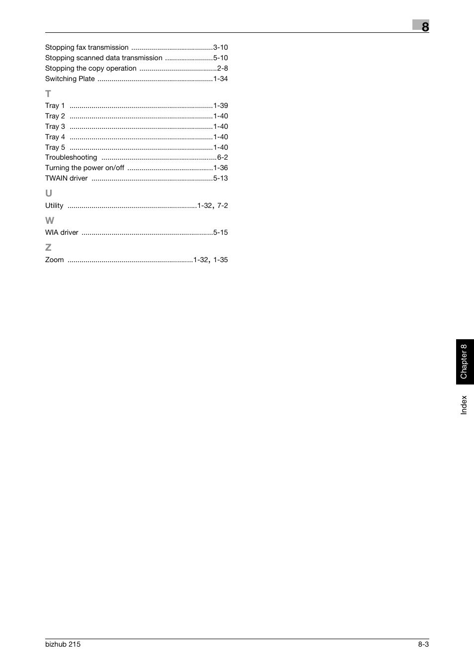 Konica Minolta Bizhub 215 User Manual | Page 124 / 126
