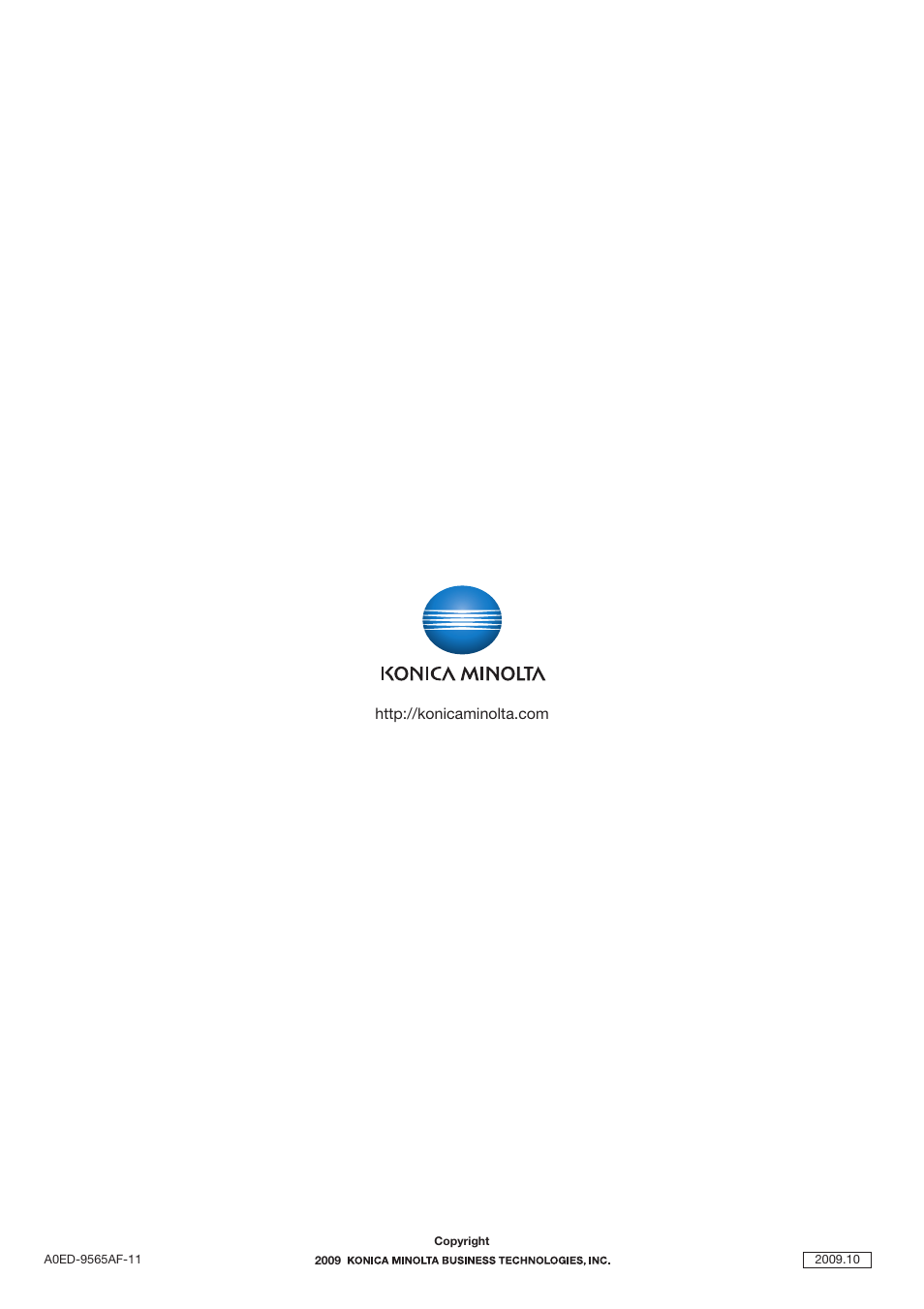 Konica Minolta BIZHUB C360 User Manual | Page 111 / 111