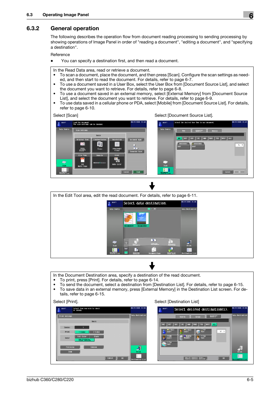2 general operation, General operation -5 | Konica Minolta BIZHUB C360 User Manual | Page 55 / 111