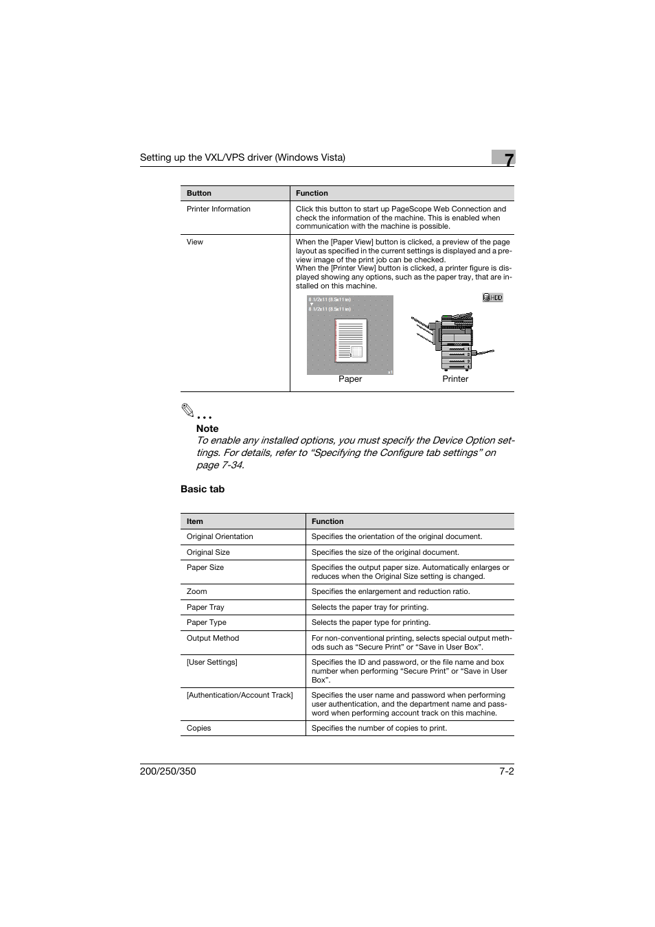 Basic tab, Basic tab -2 | Konica Minolta bizhub 200 User Manual | Page 187 / 382