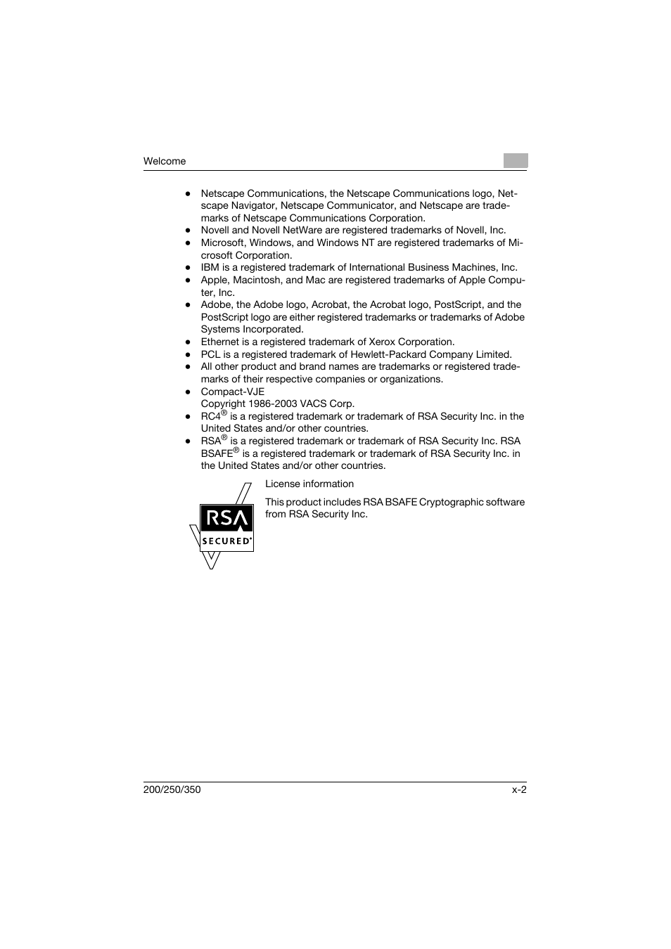 Konica Minolta bizhub 200 User Manual | Page 3 / 382