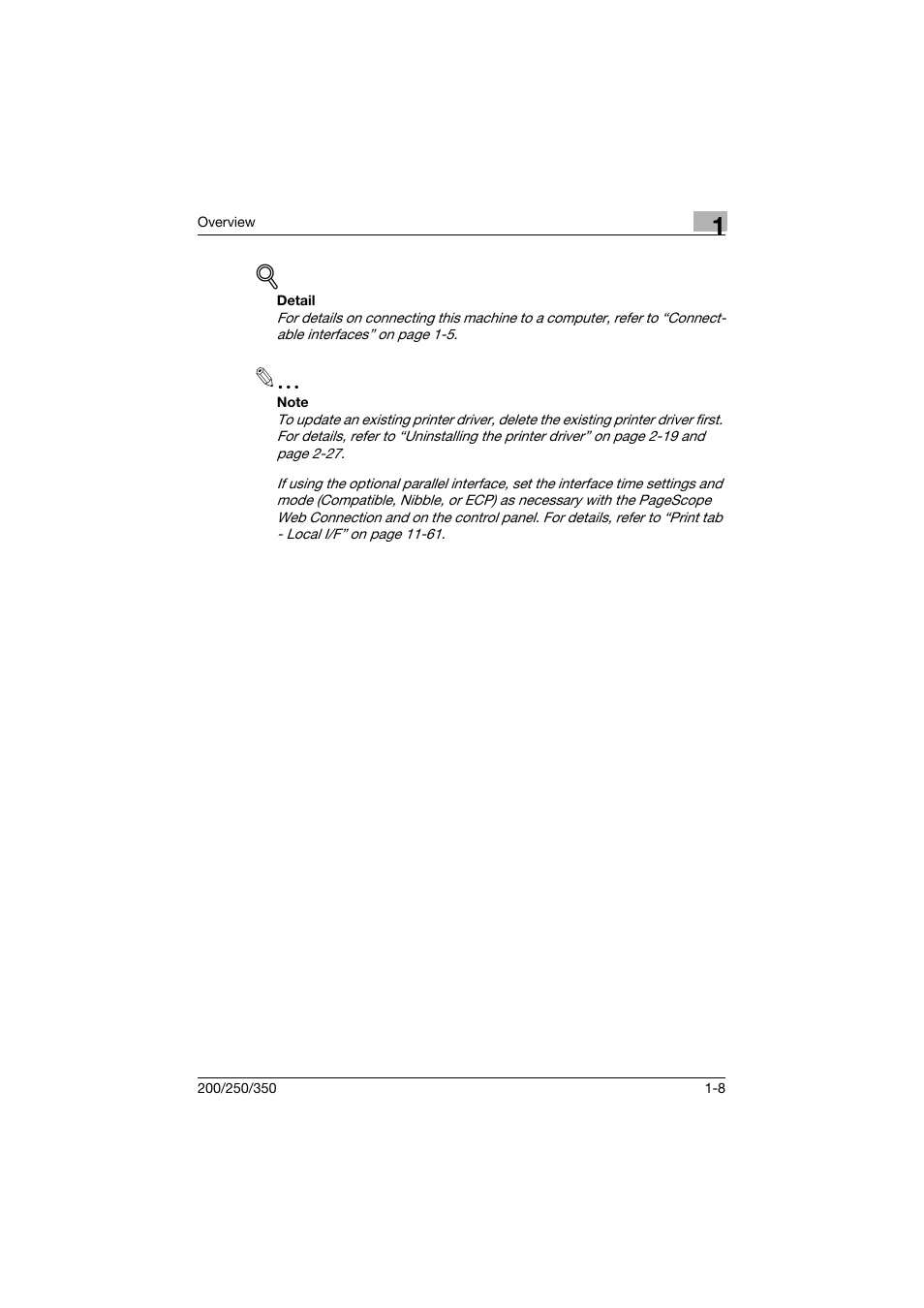 Konica Minolta bizhub 200 User Manual | Page 31 / 382