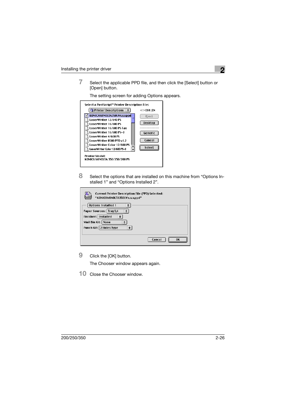 Konica Minolta bizhub 200 User Manual | Page 57 / 382