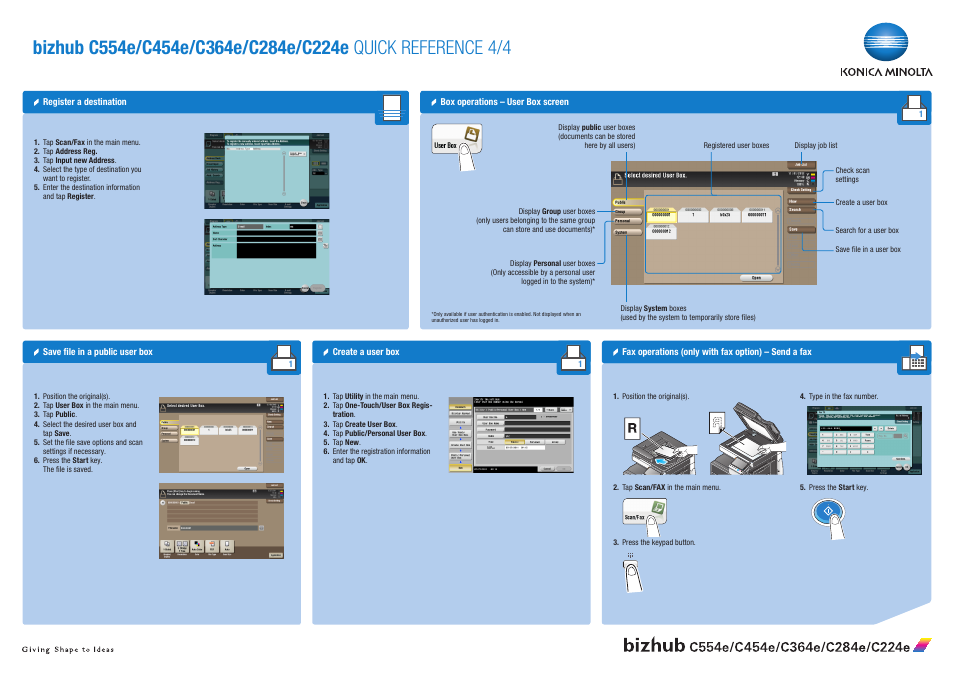 Konica Minolta bizhub C554e User Manual | Page 4 / 4