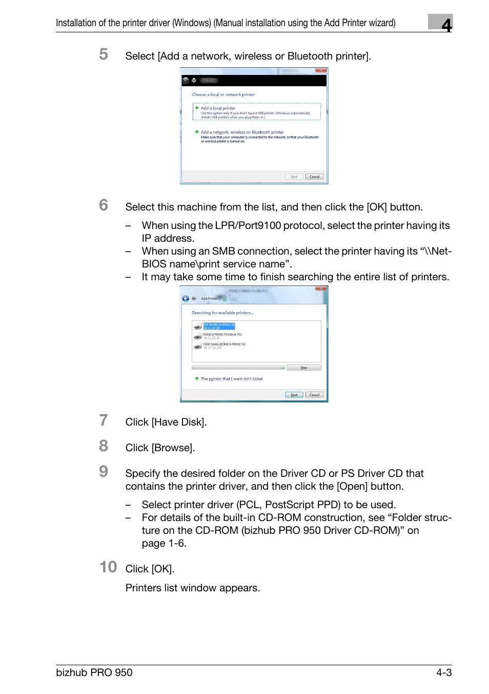 Konica Minolta bizhub PRO 950 User Manual | Page 34 / 122