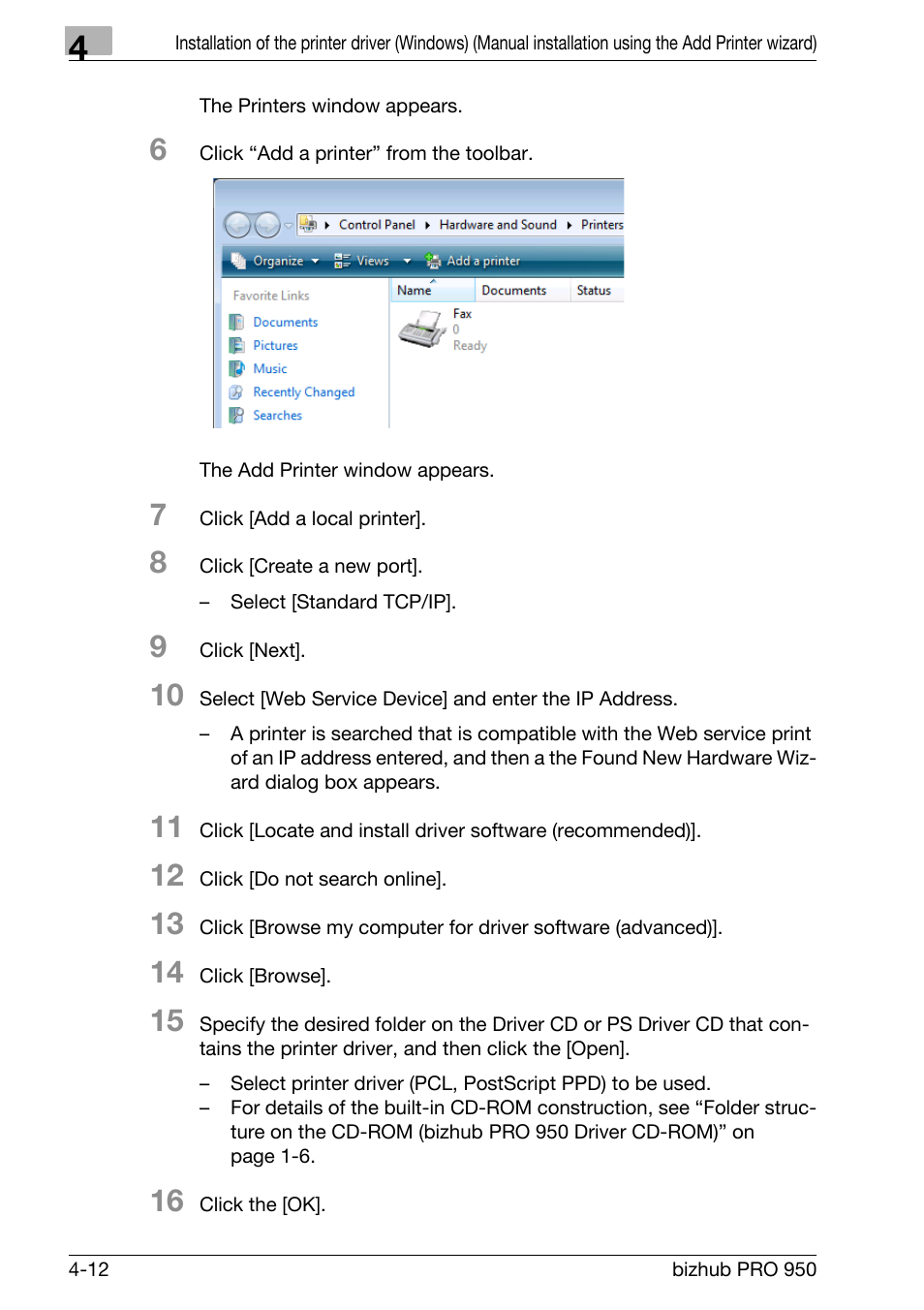 Konica Minolta bizhub PRO 950 User Manual | Page 43 / 122
