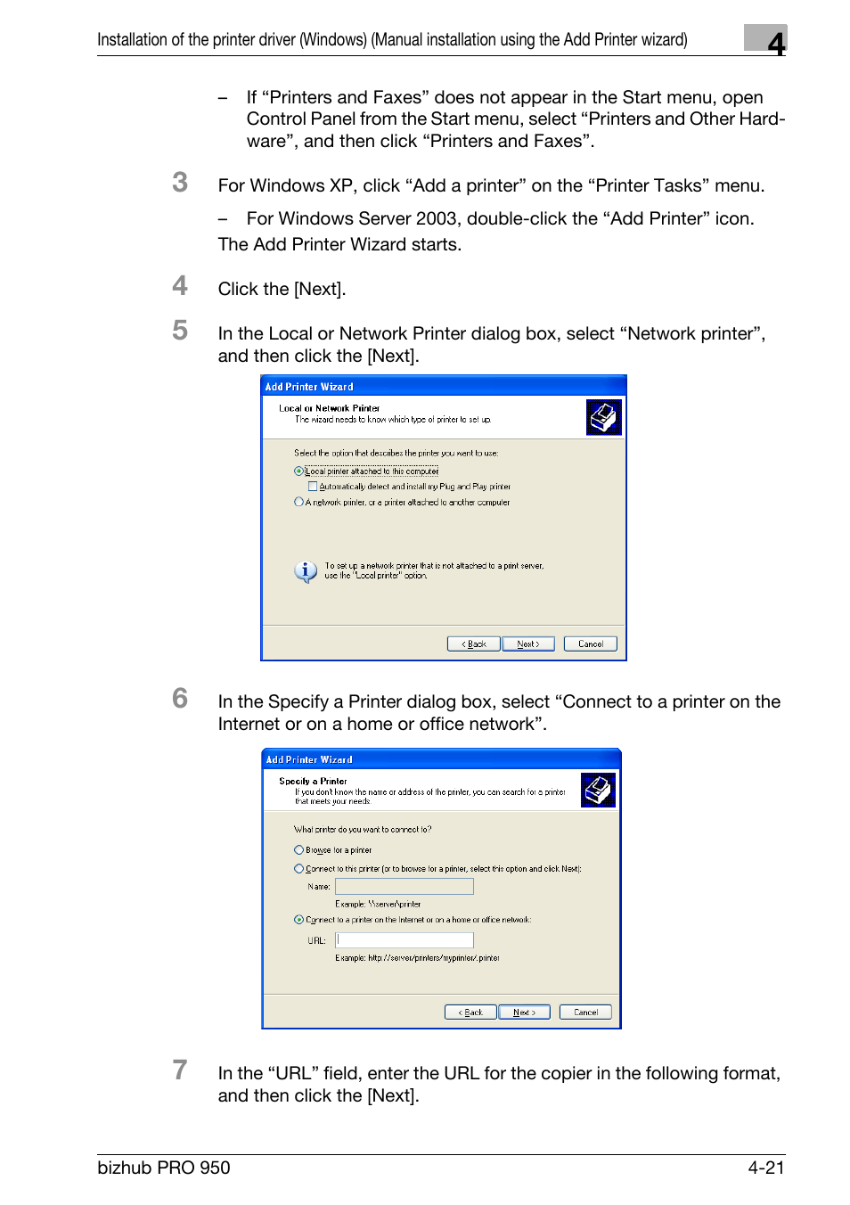 Konica Minolta bizhub PRO 950 User Manual | Page 52 / 122