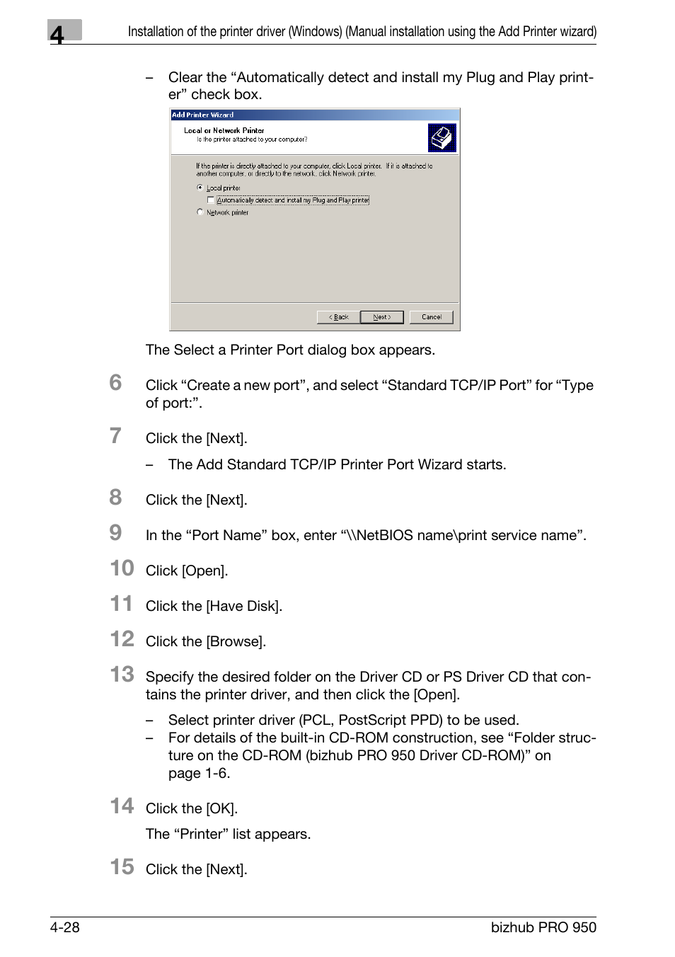 Konica Minolta bizhub PRO 950 User Manual | Page 59 / 122