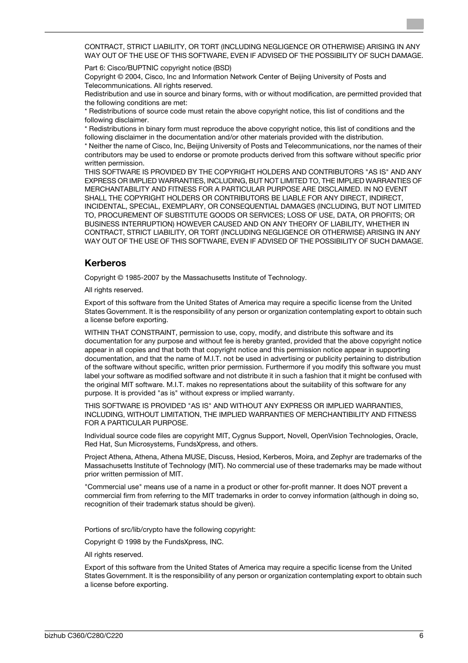 Kerberos | Konica Minolta BIZHUB C360 User Manual | Page 7 / 18