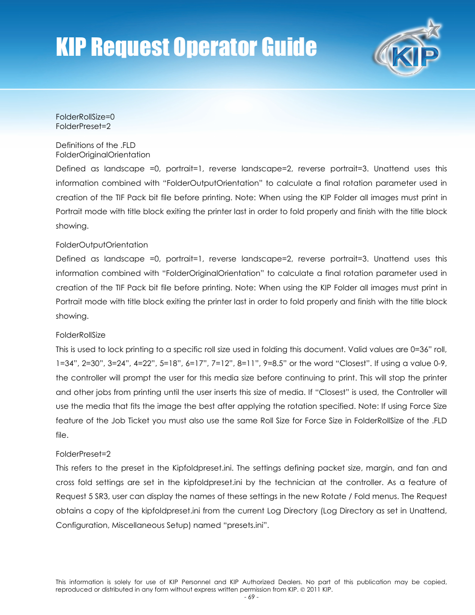 Kip request operator guide | Konica Minolta KIP C7800 User Manual | Page 73 / 84