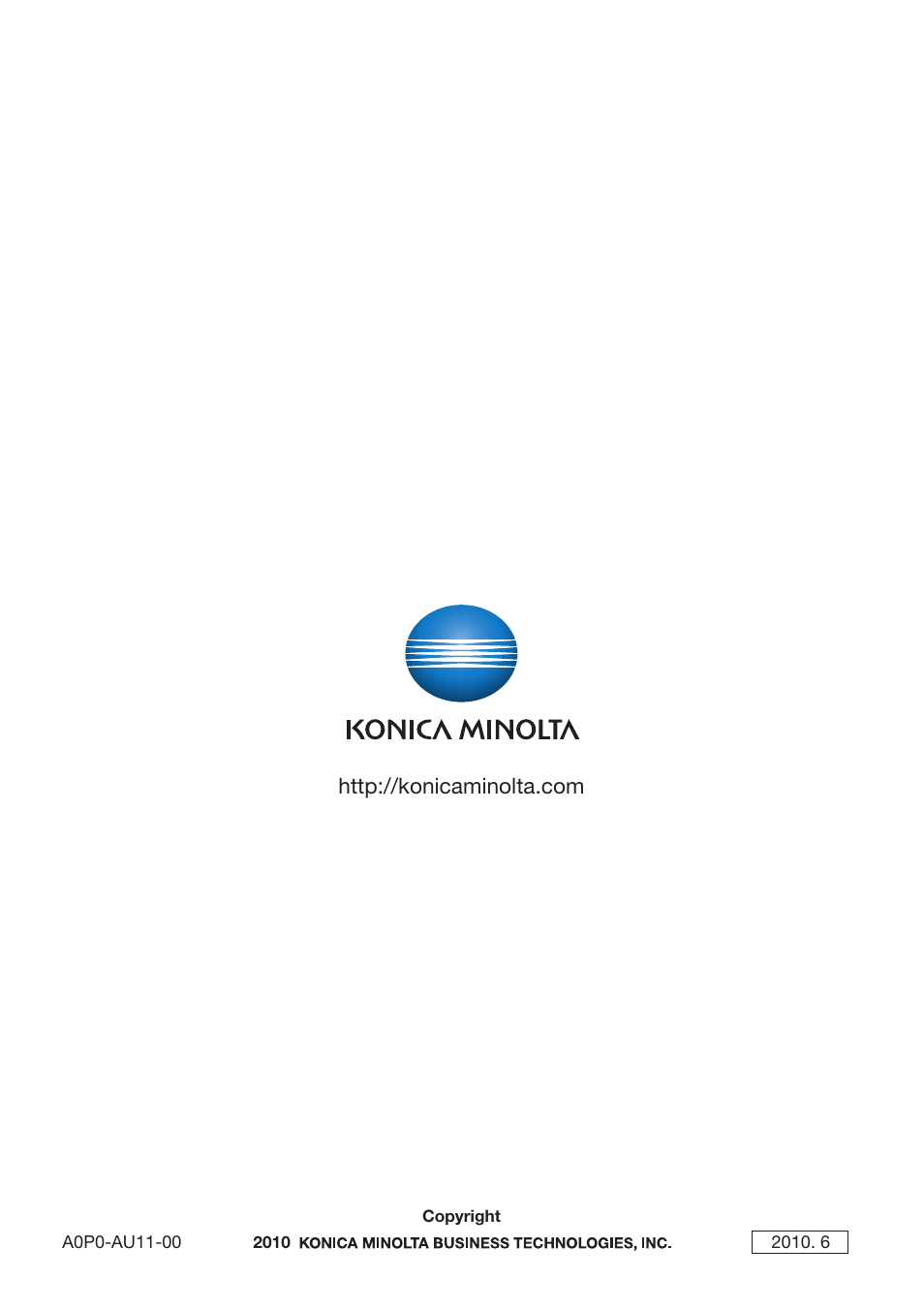 Konica Minolta AU-211P User Manual | Page 65 / 65