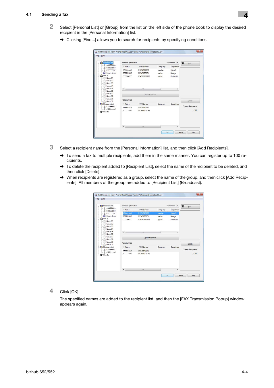 Konica Minolta bizhub 652 User Manual | Page 34 / 73