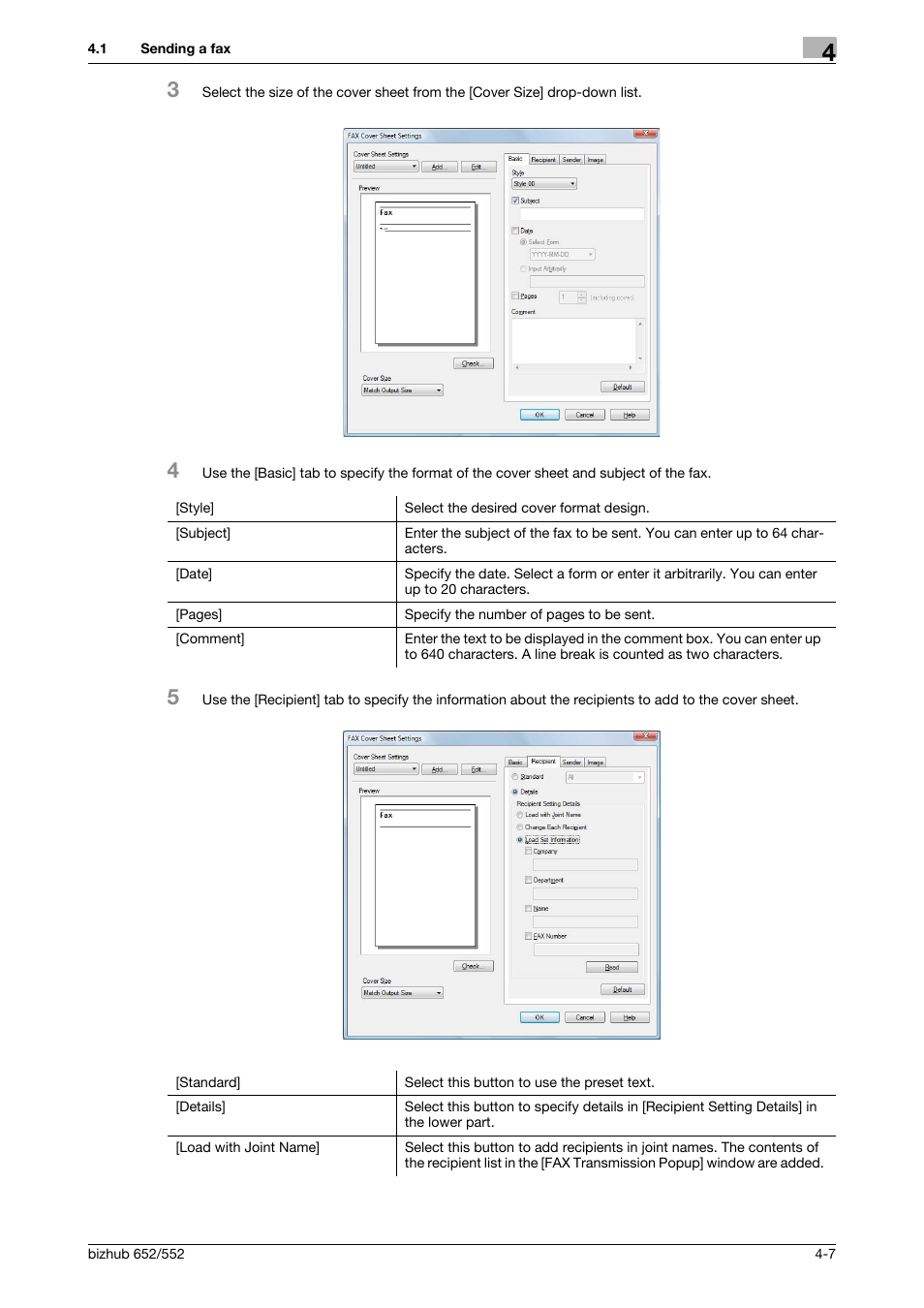 Konica Minolta bizhub 652 User Manual | Page 37 / 73