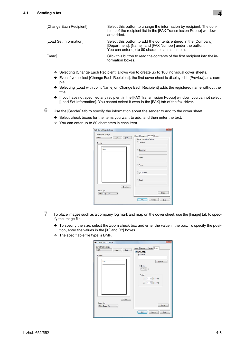 Konica Minolta bizhub 652 User Manual | Page 38 / 73