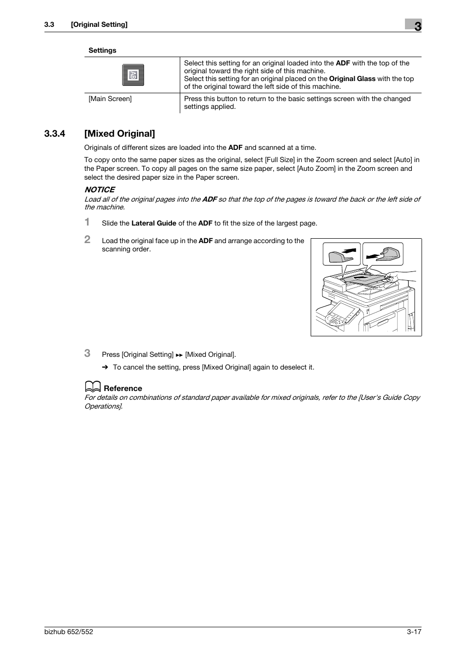 4 [mixed original, Mixed original] -17, P. 3-17 | Konica Minolta bizhub 552 User Manual | Page 38 / 61