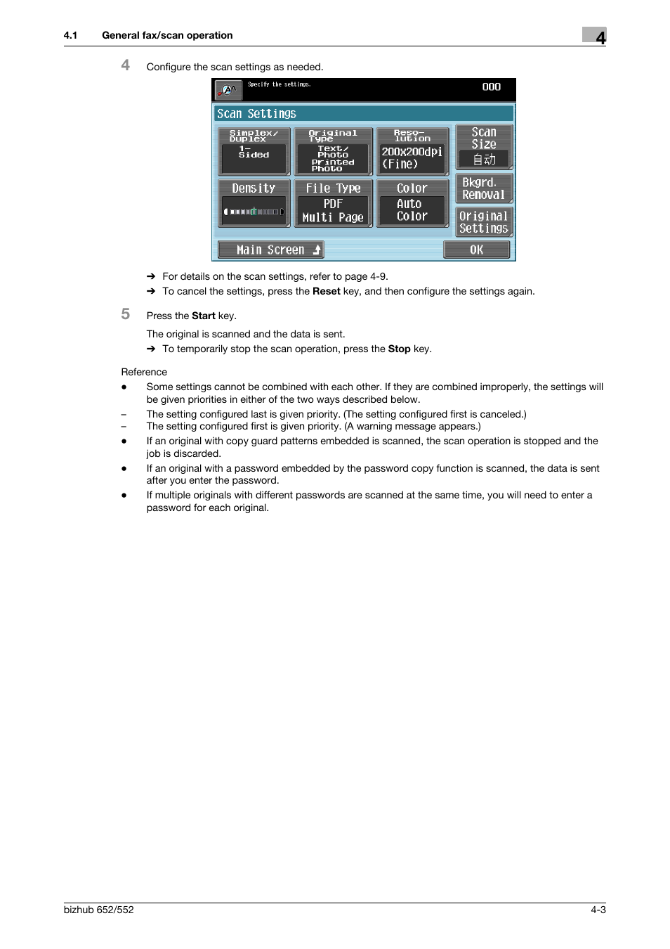 Konica Minolta bizhub 552 User Manual | Page 42 / 61