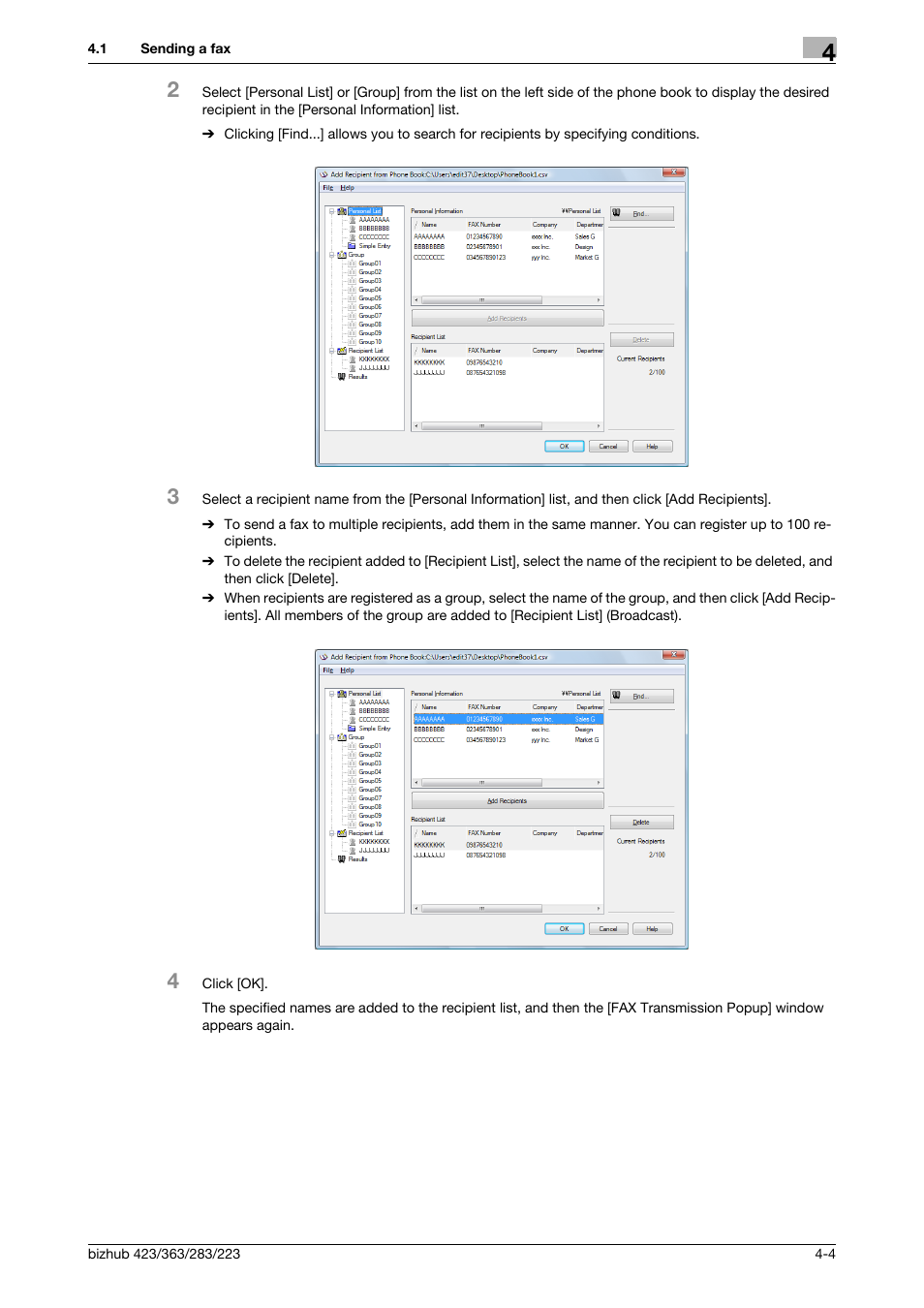 Konica Minolta BIZHUB 223 User Manual | Page 37 / 76