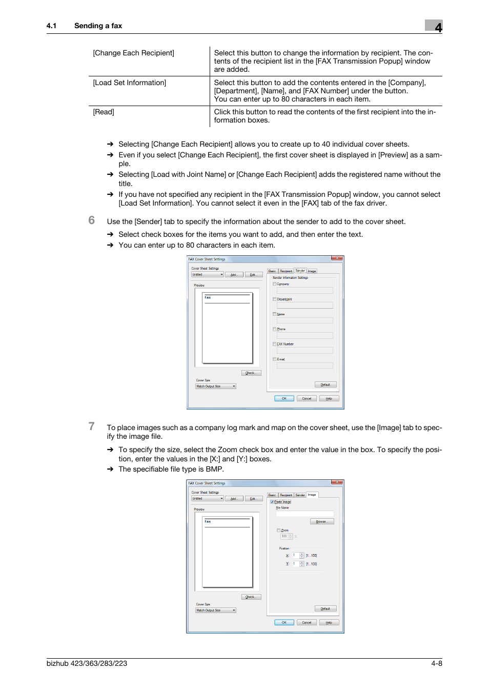 Konica Minolta BIZHUB 223 User Manual | Page 41 / 76