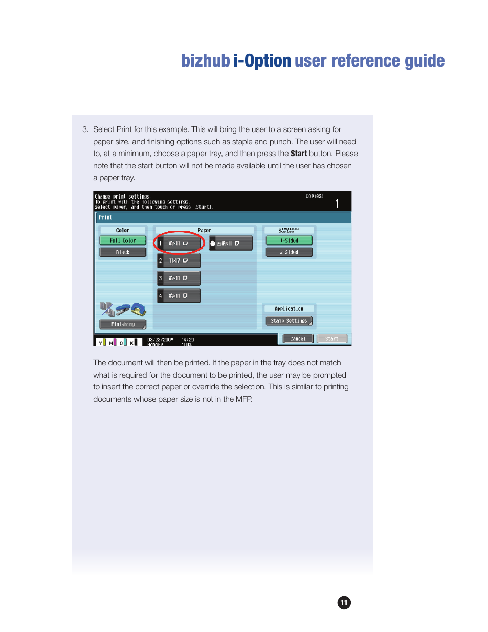 Bizhub i-option user reference guide | Konica Minolta bizhub 601 User Manual | Page 13 / 20