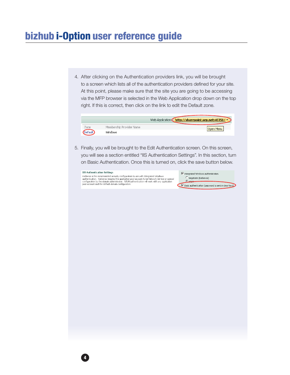 Bizhub i-option user reference guide | Konica Minolta bizhub 601 User Manual | Page 6 / 20