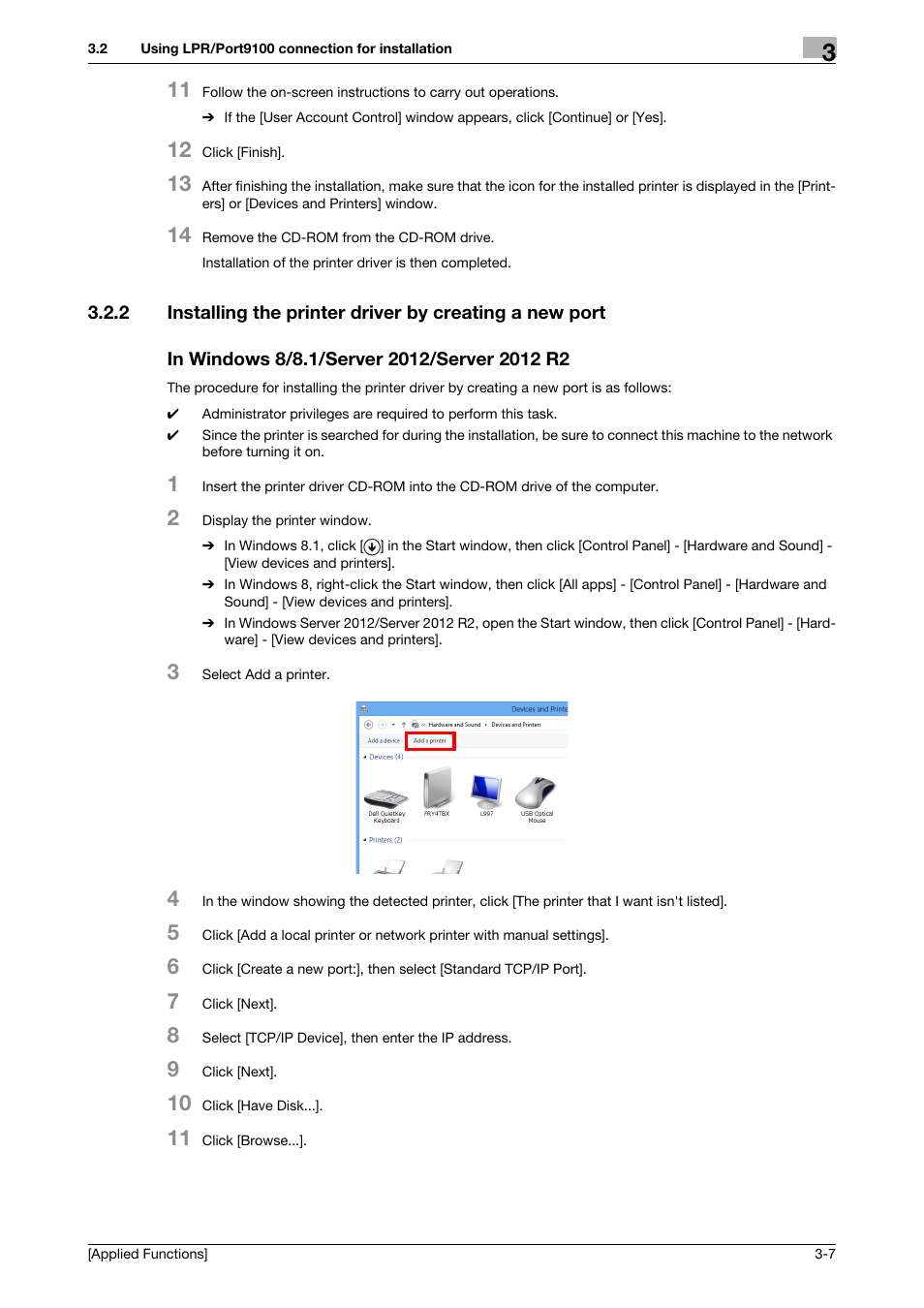 In windows 8/8.1/server 2012/server 2012 r2 | Konica Minolta bizhub 4750 User Manual | Page 112 / 149