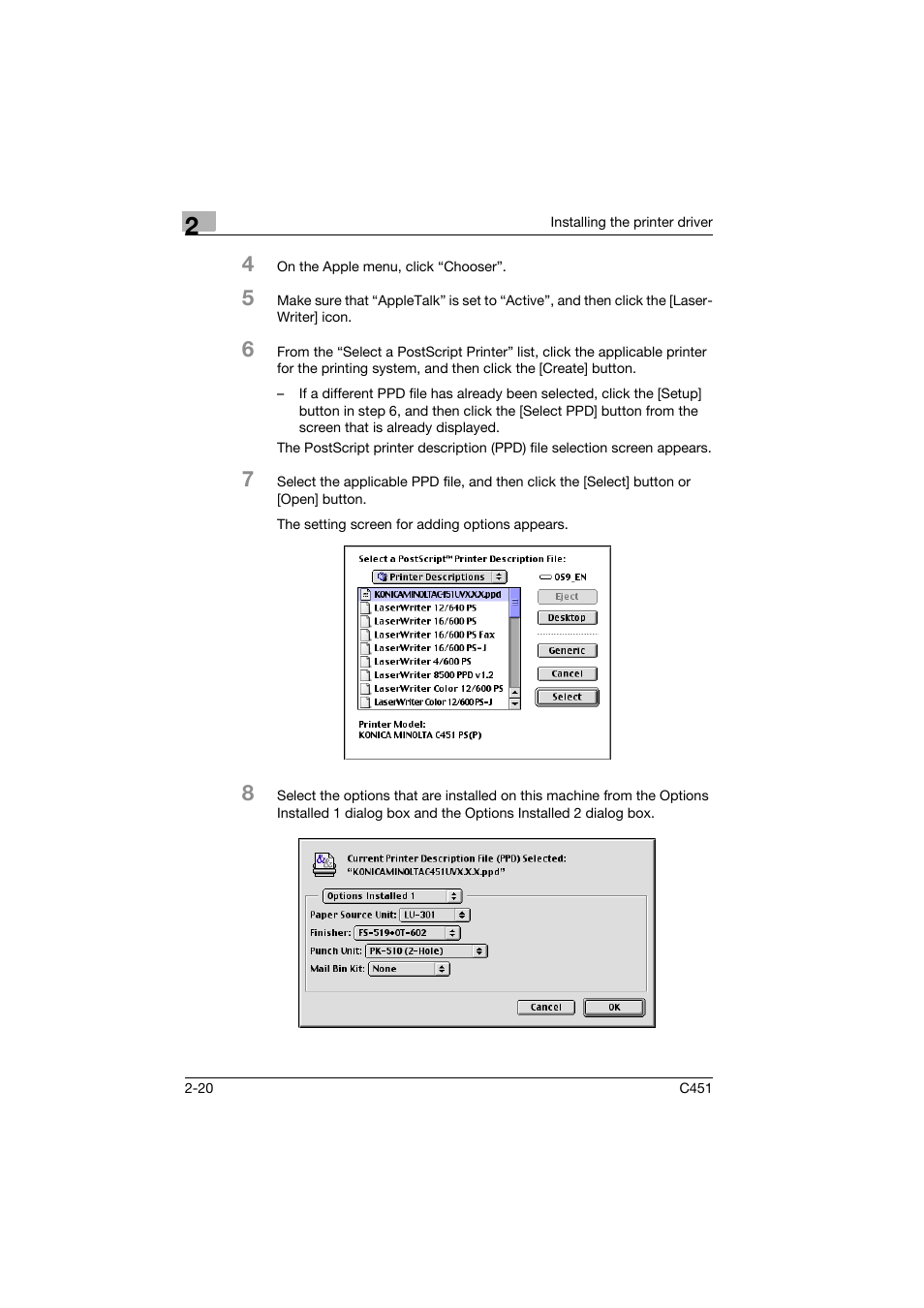Konica Minolta bizhub C451 User Manual | Page 55 / 102