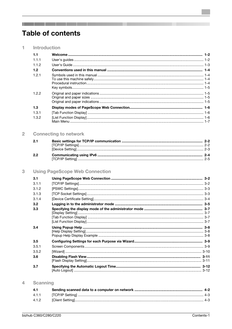 Konica Minolta BIZHUB C360 User Manual | Page 2 / 366