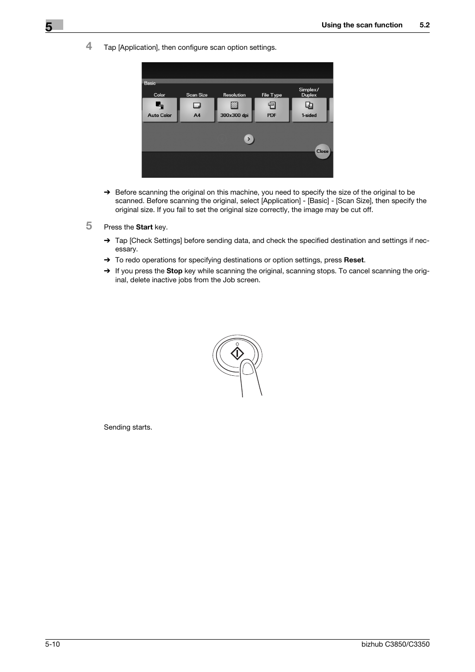 Konica Minolta bizhub C3850 User Manual | Page 49 / 65