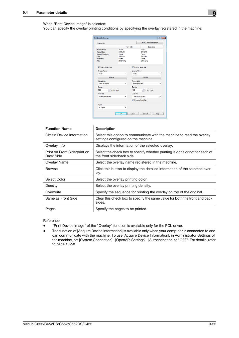 Konica Minolta BIZHUB C652DS User Manual | Page 112 / 312