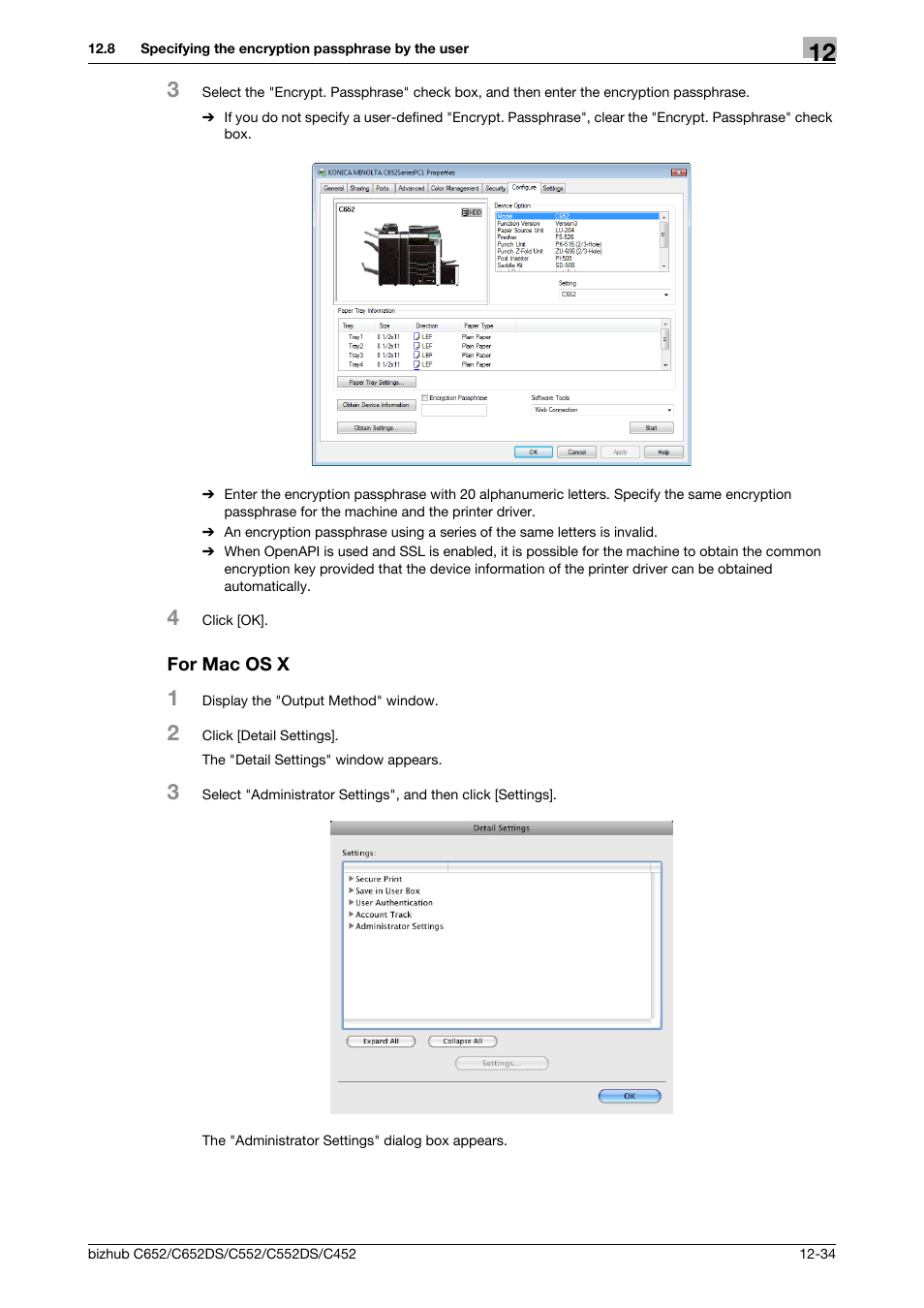 For mac os x, For mac os x -34 | Konica Minolta BIZHUB C652DS User Manual | Page 183 / 312