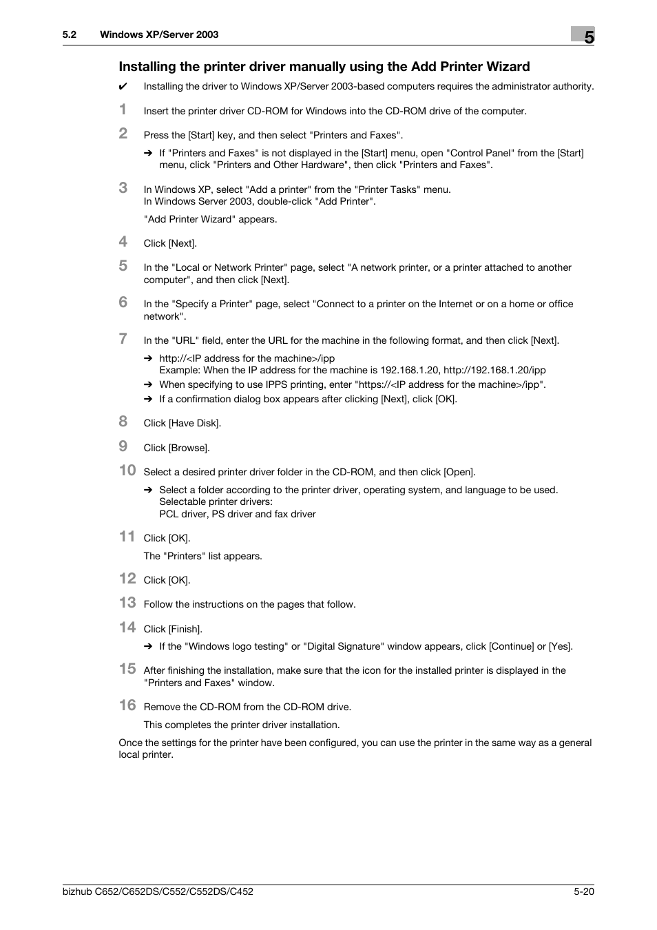 Konica Minolta BIZHUB C652DS User Manual | Page 58 / 312