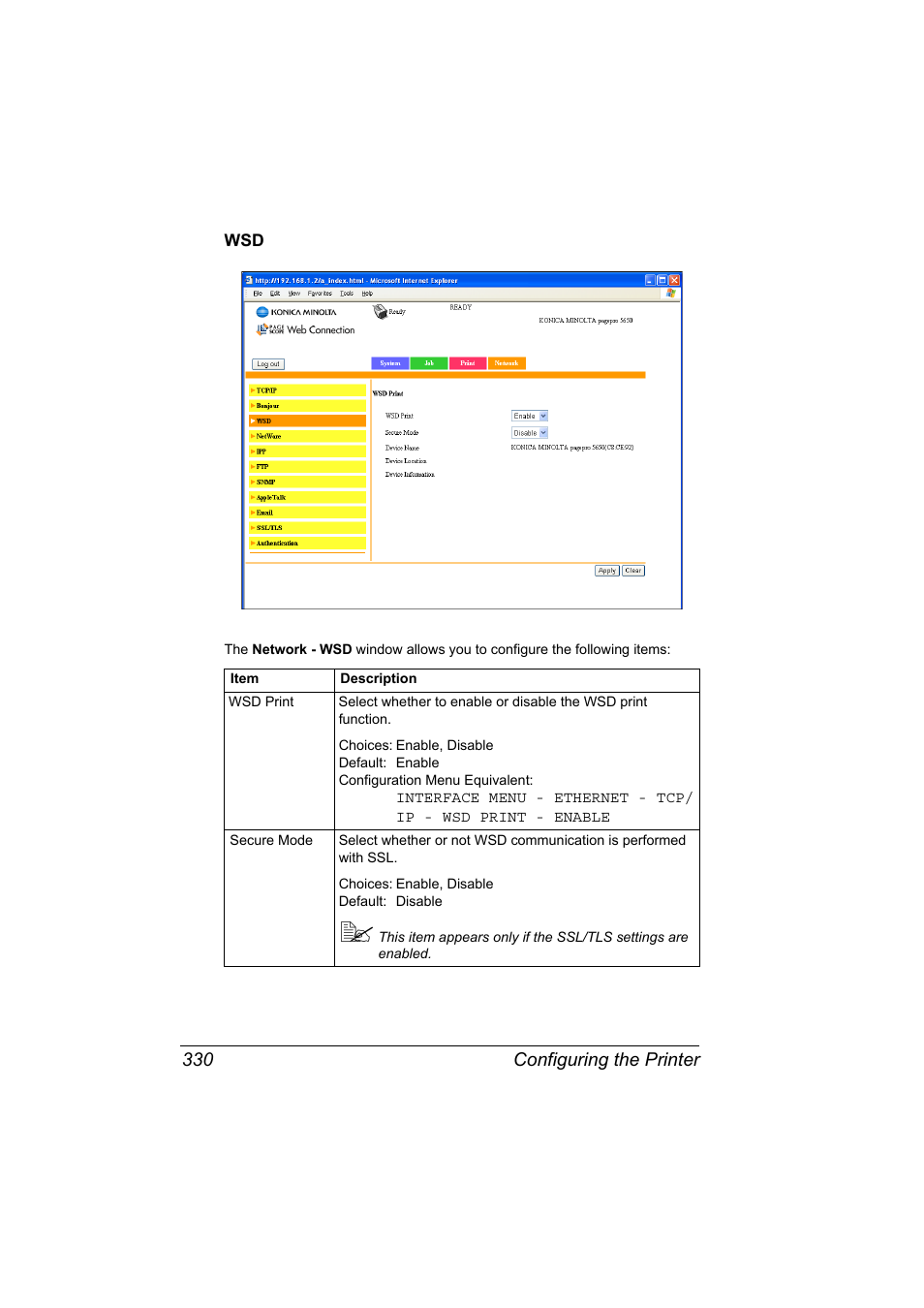 Wsd 330 | Konica Minolta pagepro 5650 User Manual | Page 348 / 394