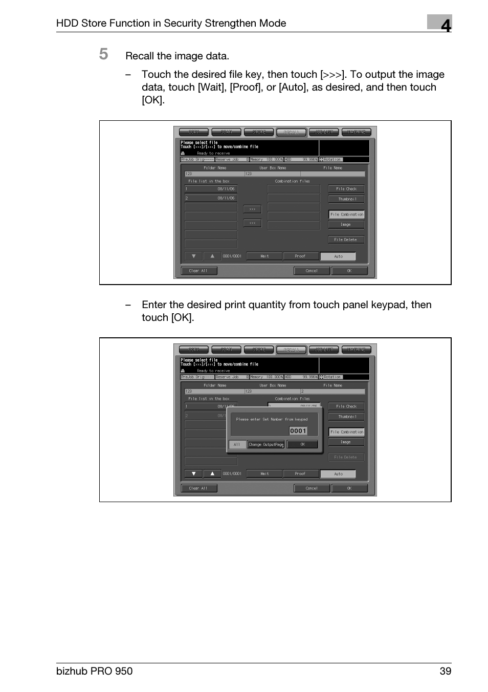 Konica Minolta bizhub PRO 950 User Manual | Page 47 / 82