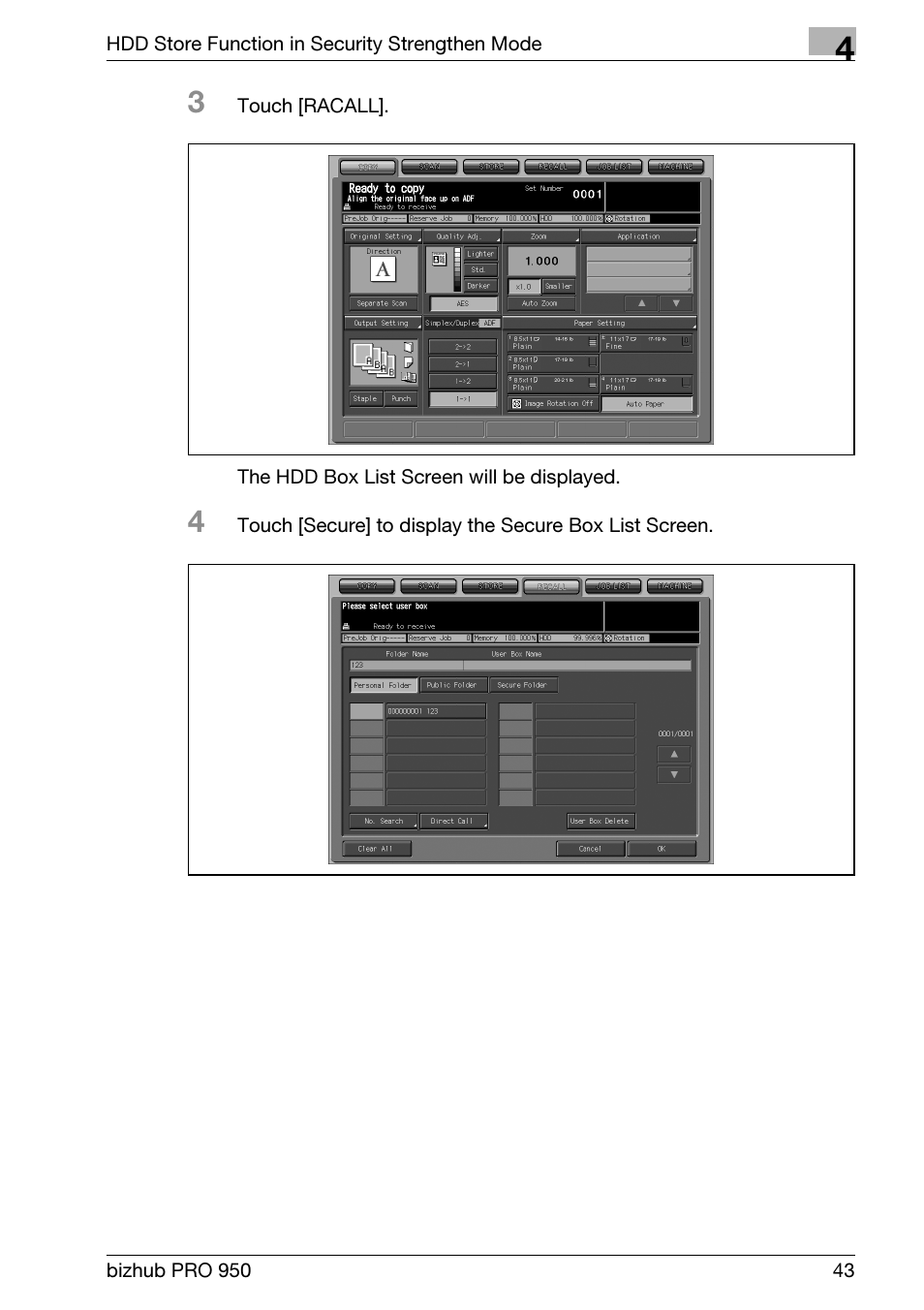 Konica Minolta bizhub PRO 950 User Manual | Page 51 / 82