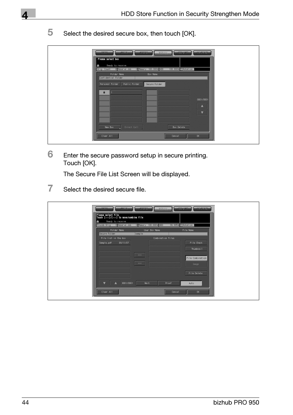 Konica Minolta bizhub PRO 950 User Manual | Page 52 / 82