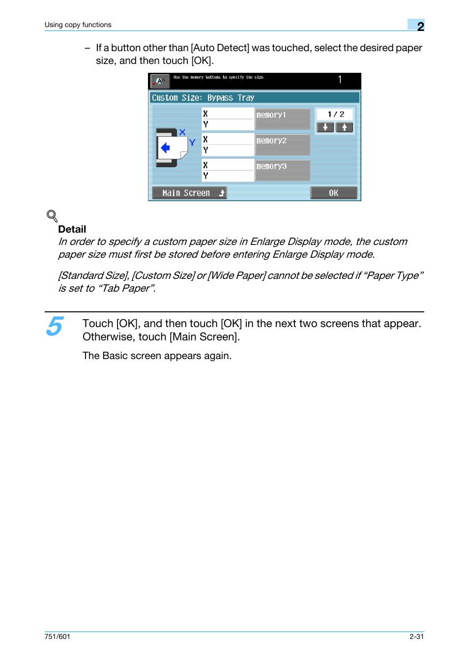 Konica Minolta bizhub 601 User Manual | Page 58 / 101