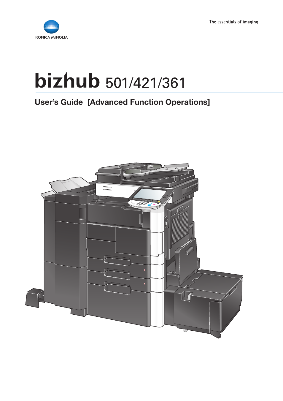 Konica Minolta bizhub 361 User Manual | 84 pages