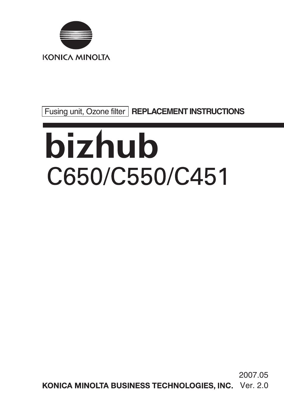 Konica Minolta bizhub C650 User Manual | Page 17 / 37