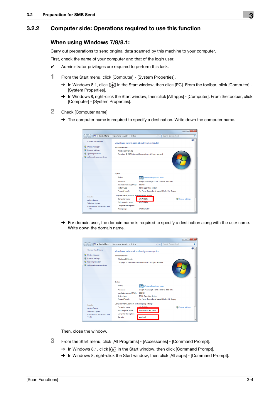 When using windows 7/8/8.1 | Konica Minolta bizhub 4750 User Manual | Page 35 / 102
