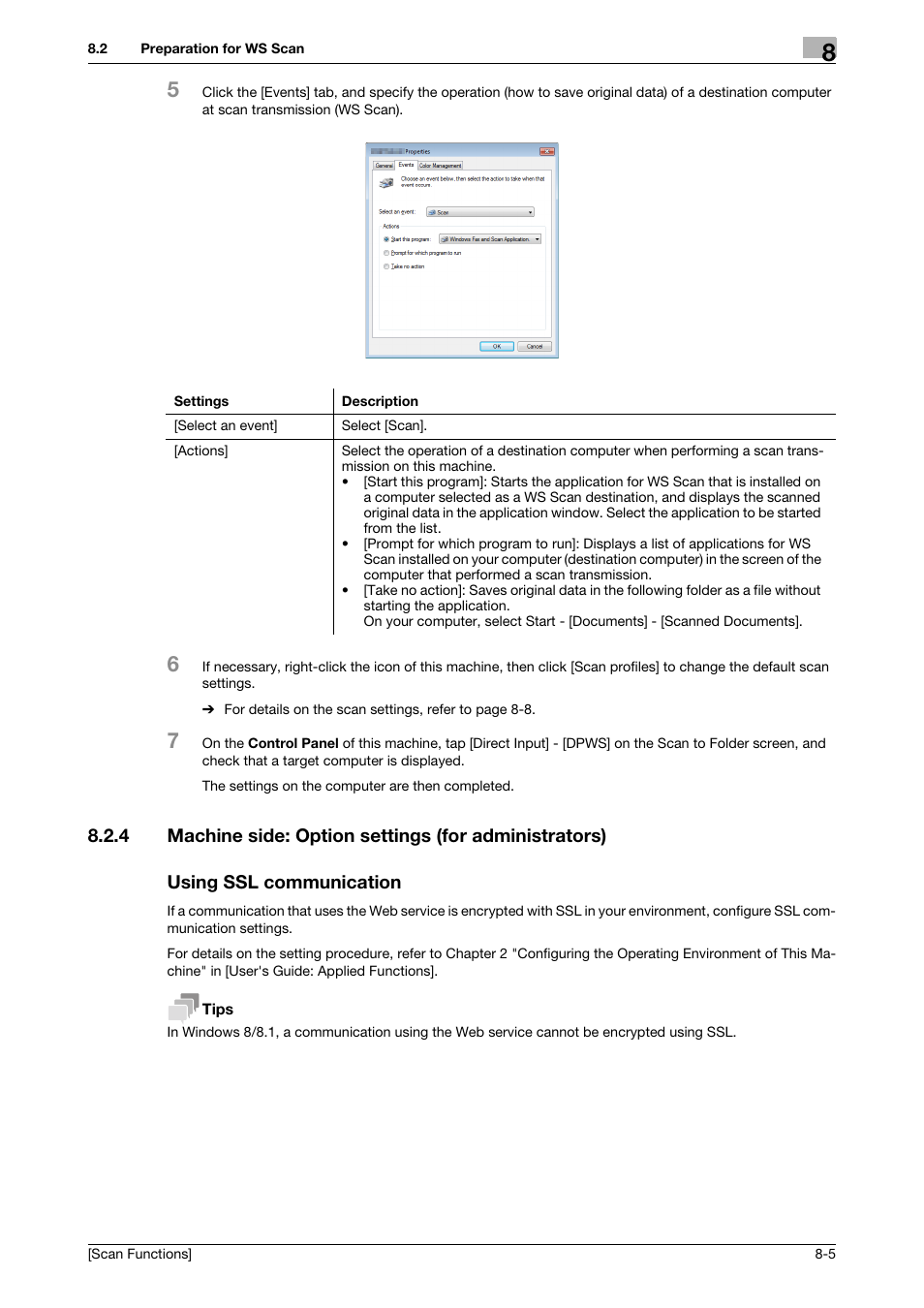 Using ssl communication | Konica Minolta bizhub 4750 User Manual | Page 80 / 102