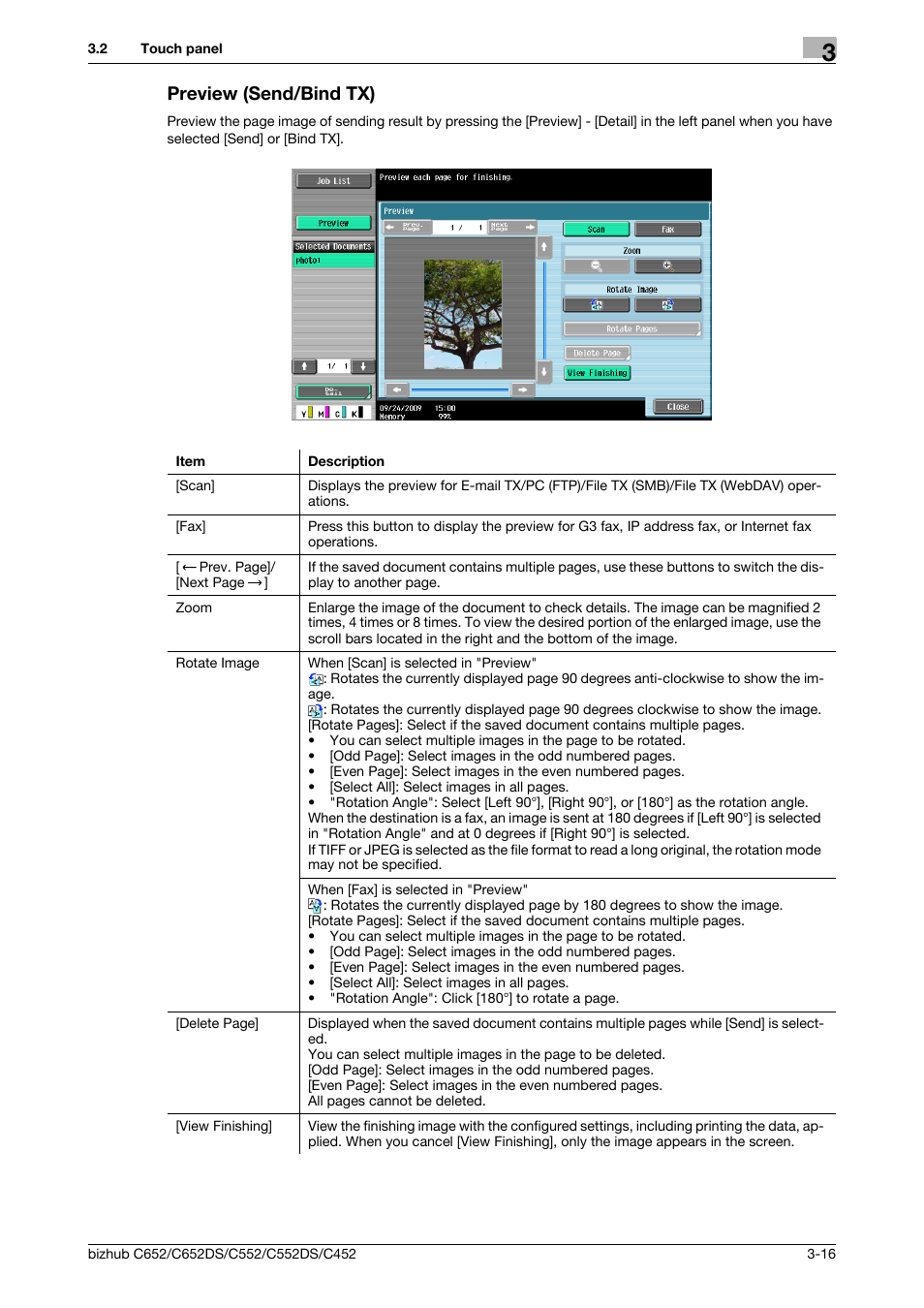 Preview (send/bind tx), Preview (send/bind tx) -16 | Konica Minolta BIZHUB C652DS User Manual | Page 45 / 300