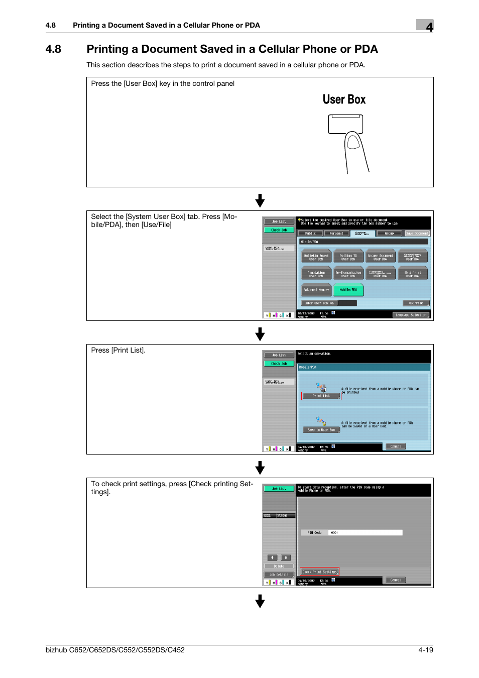 Konica Minolta BIZHUB C652DS User Manual | Page 65 / 300