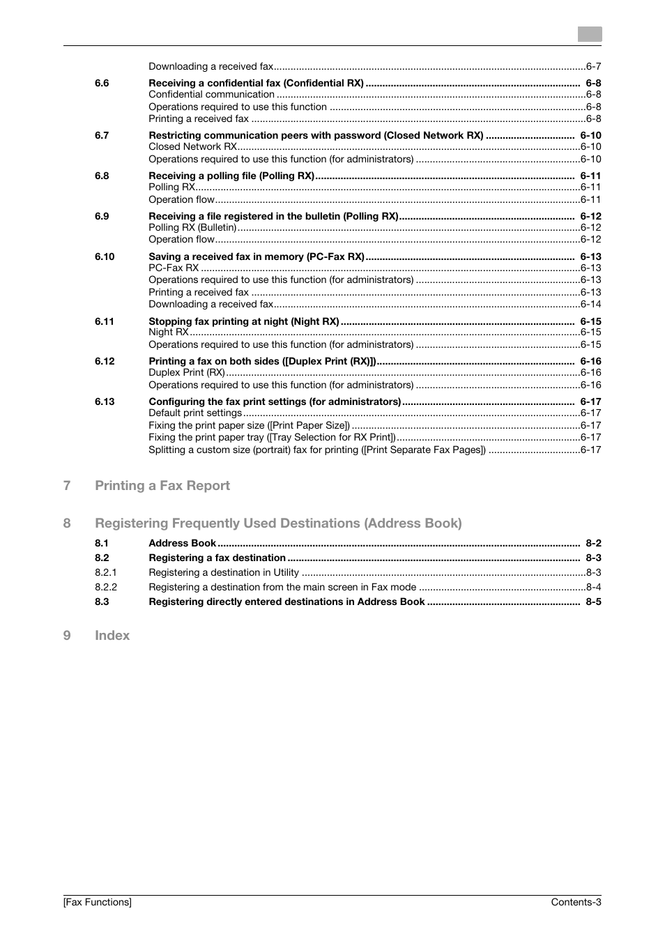 9index | Konica Minolta bizhub 4750 User Manual | Page 4 / 69