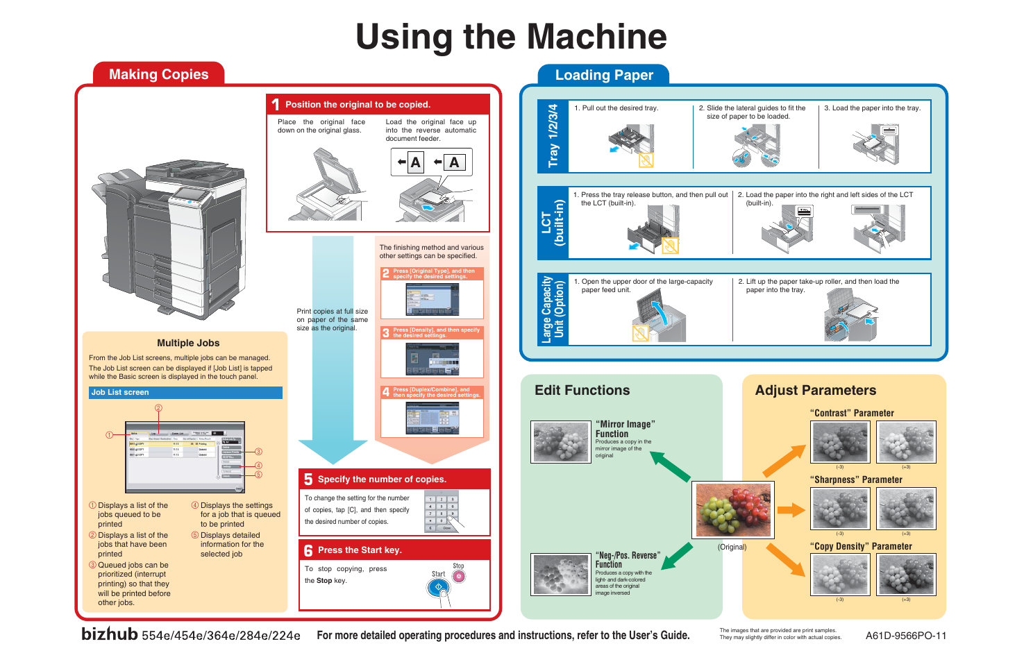Konica Minolta bizhub 454e User Manual | 1 page